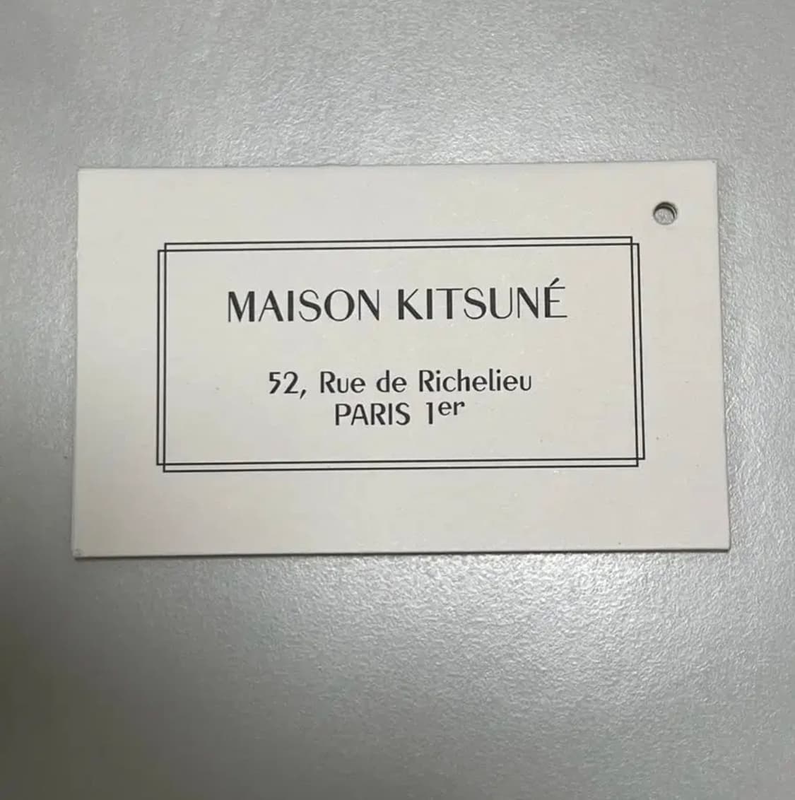 메종키츠네 더블폭스헤드 올리브 xl 상품이미지4