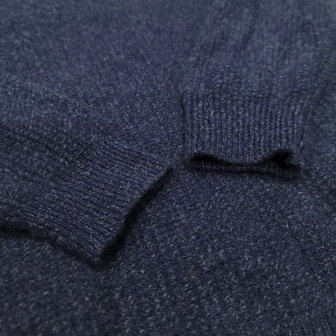 [100] 라코스테 멜란지블루 울 스웨터 니트 상품이미지7