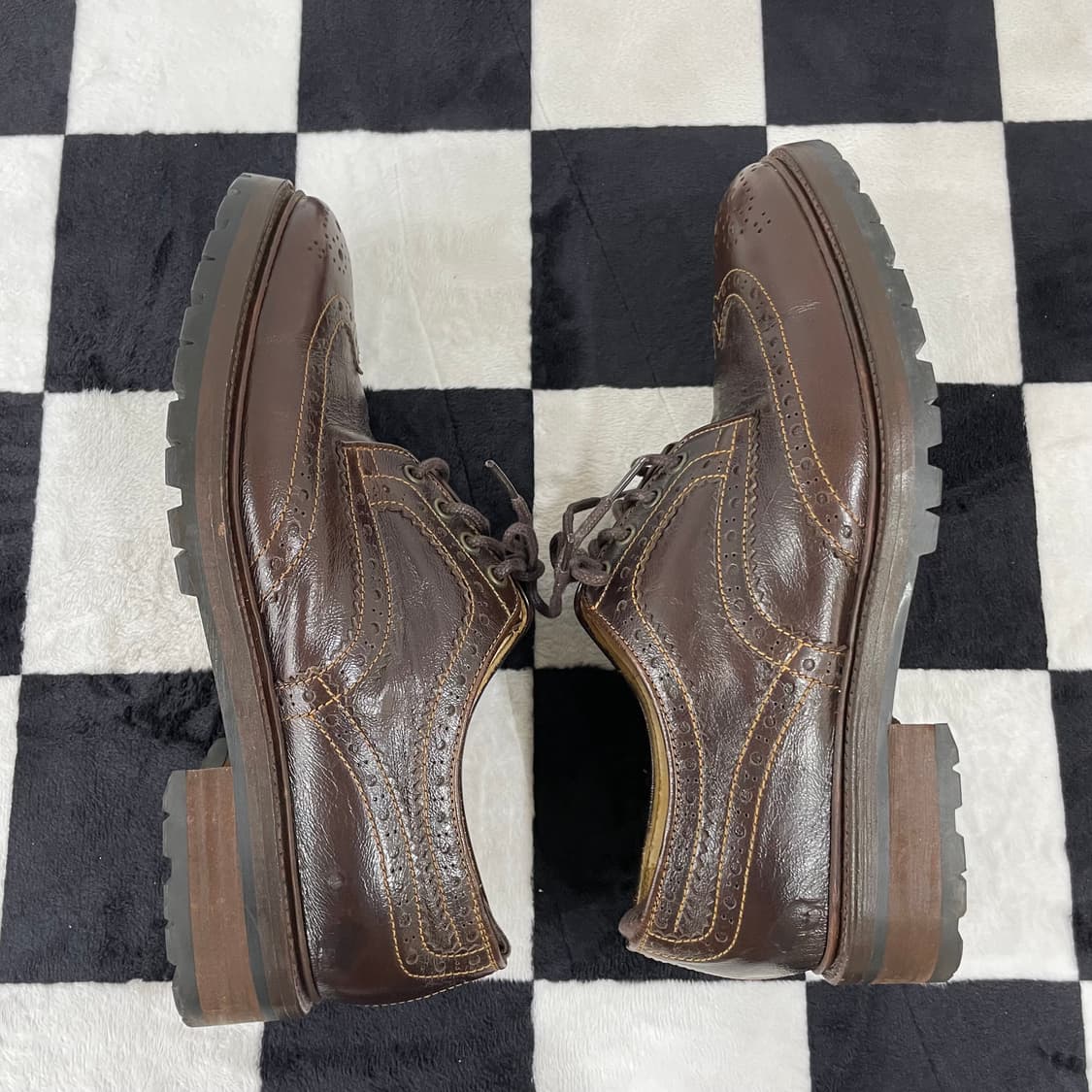 버팔로 브라운 윙팁 더비 슈즈 270mm 상품이미지6