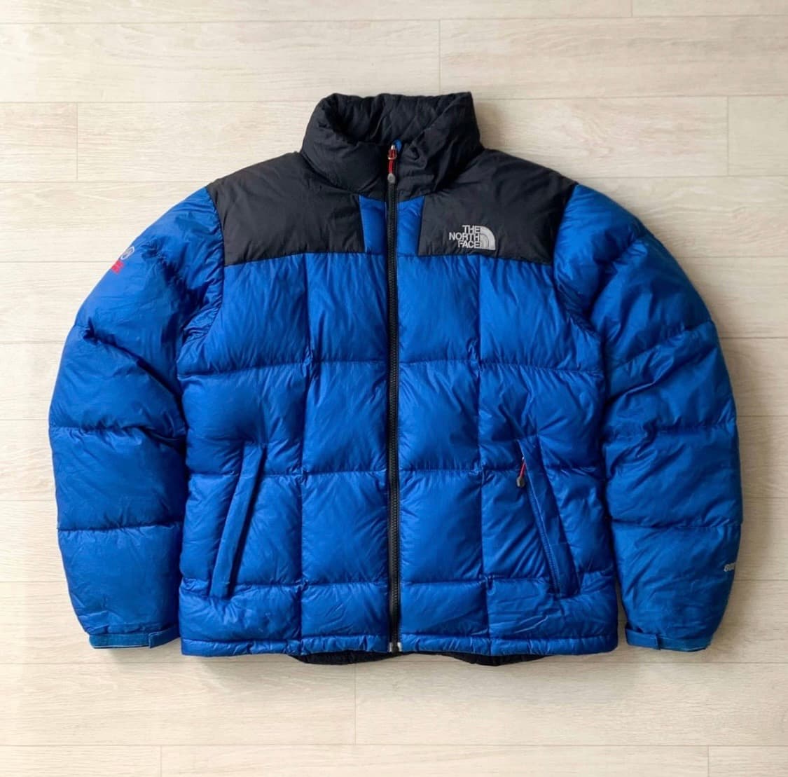 노스페이스 800 구스 다운 패딩 블루 M 상품이미지1