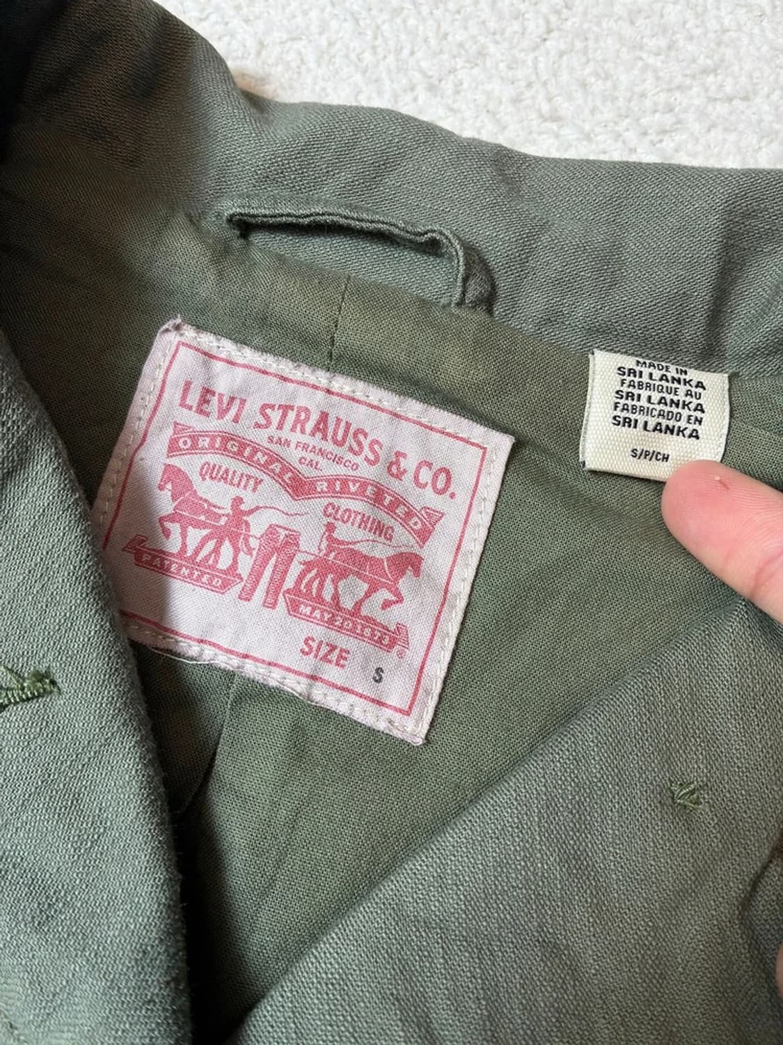 리바이스 00's M-43 카키 필드 자켓 PN7559 상품이미지6