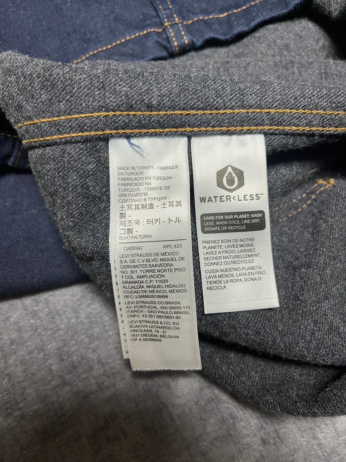 [M] 리바이스 사이프레스 데님 초어 자켓 코트 상품이미지8