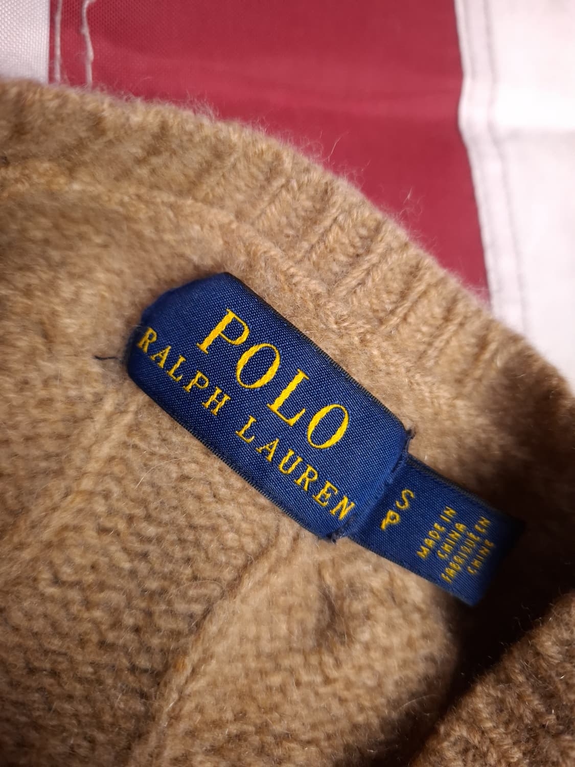 새제품 신형 오리지날 랄프로렌폴로 우먼용 울 케이블 상품이미지5