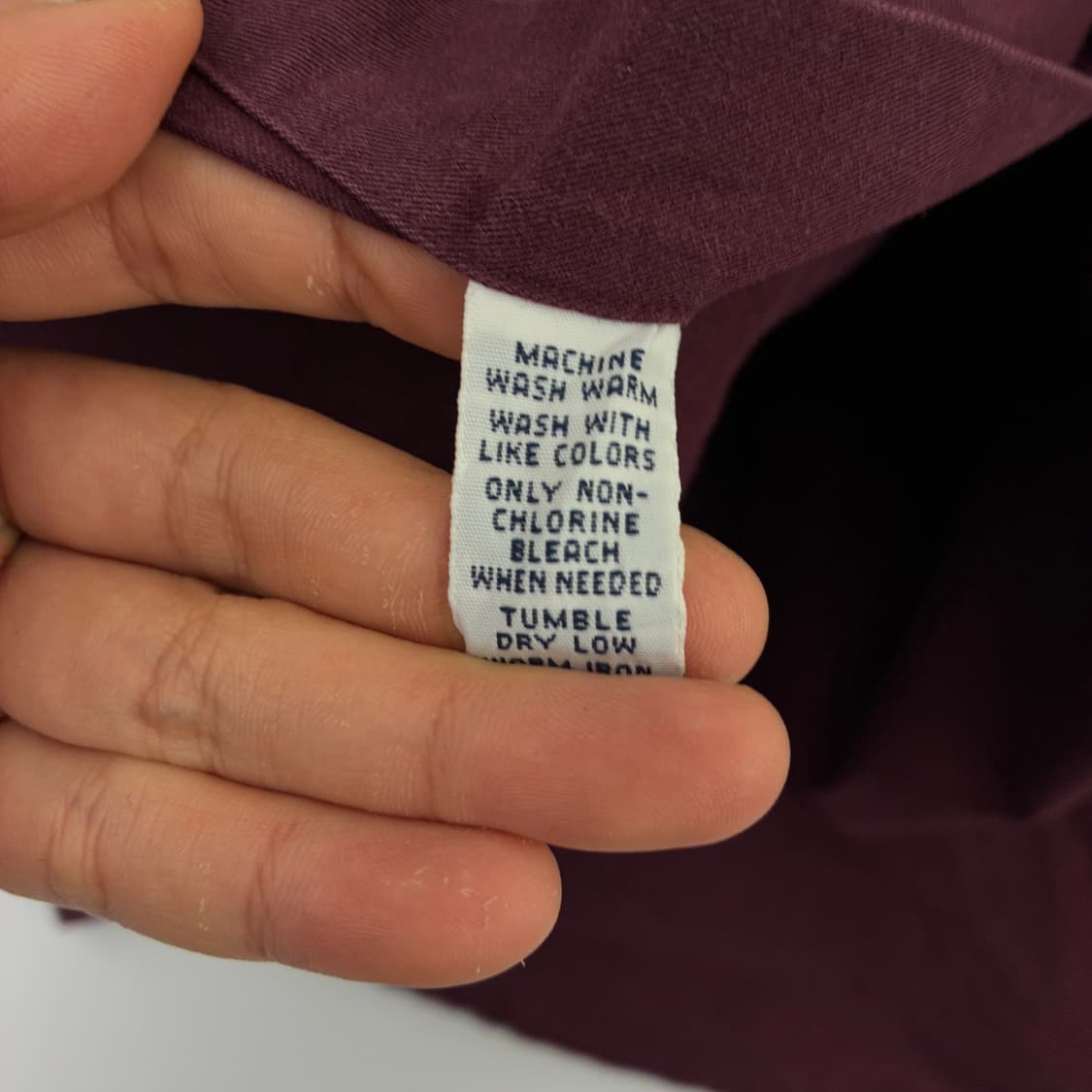 Polo 폴로 랄프로렌 버건디 옥스포드 셔츠 상품이미지5