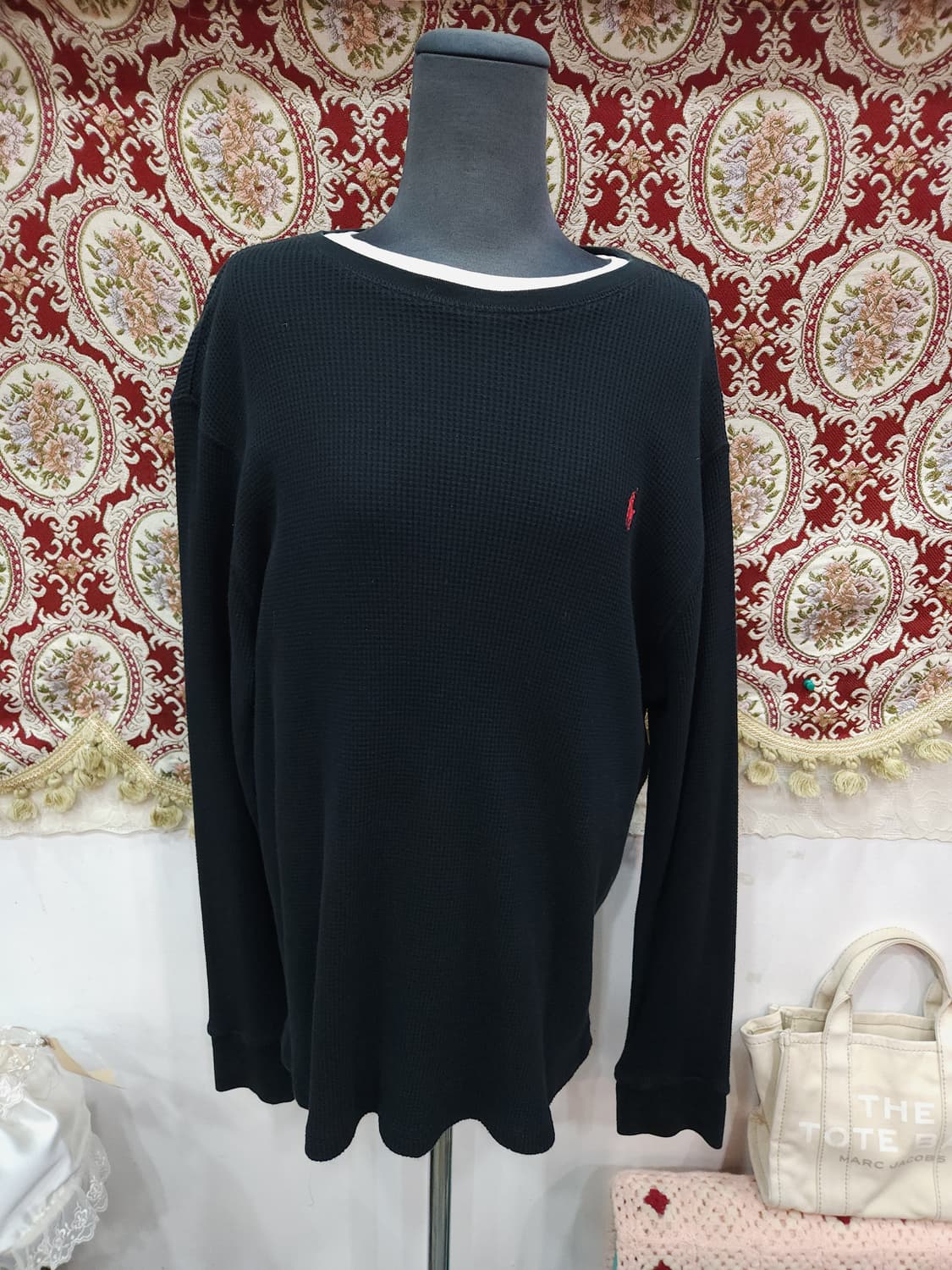 폴로 랄프로렌 블랙 와플 슬리브리스

 상품이미지1