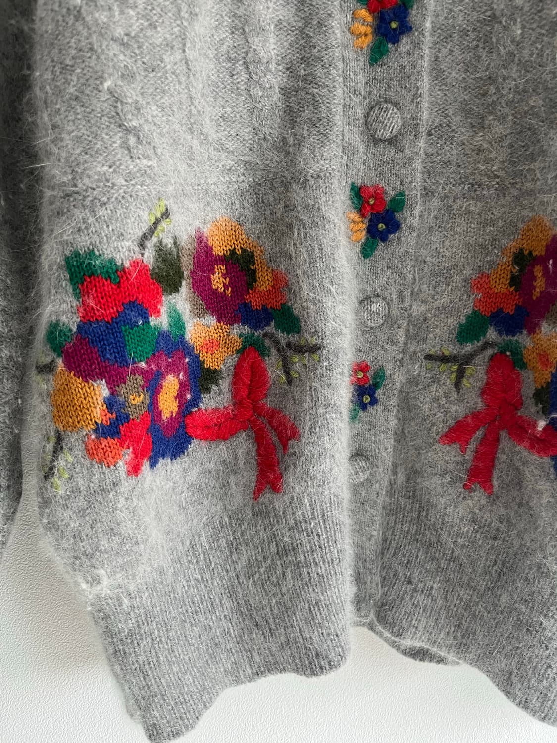 일본 빈티지 핸드자수 가디건 상품이미지4