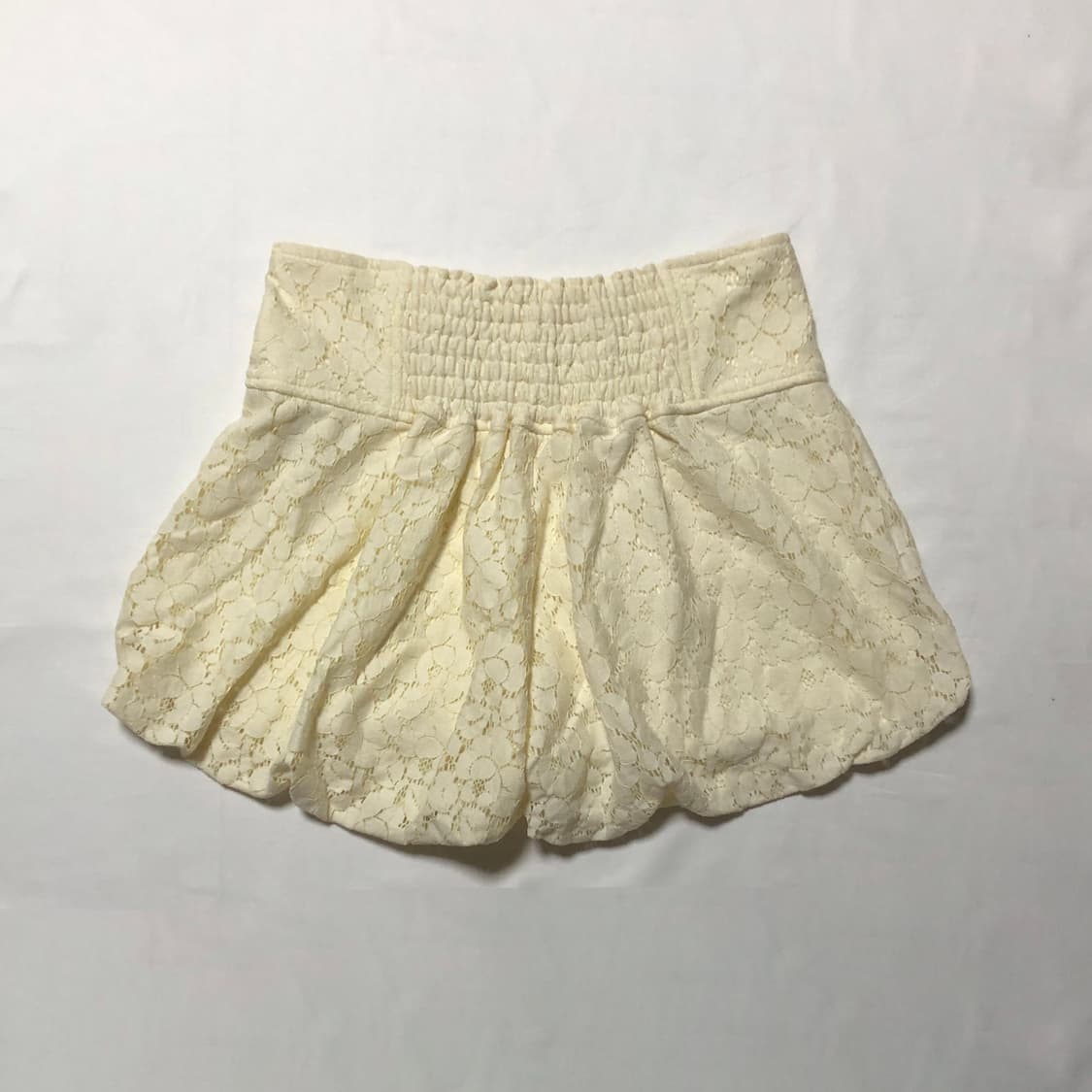 레이스 벌룬 큐롯 팬츠  아이보리 상품이미지3