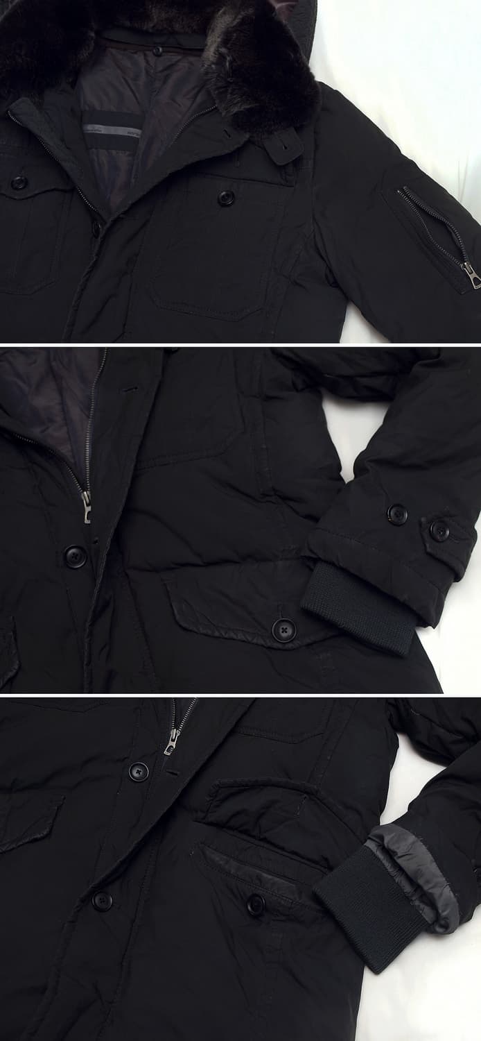 시리즈 (series) 맥켄지 모피카라 구스다운 야상패딩 자켓 (100) 상품이미지8