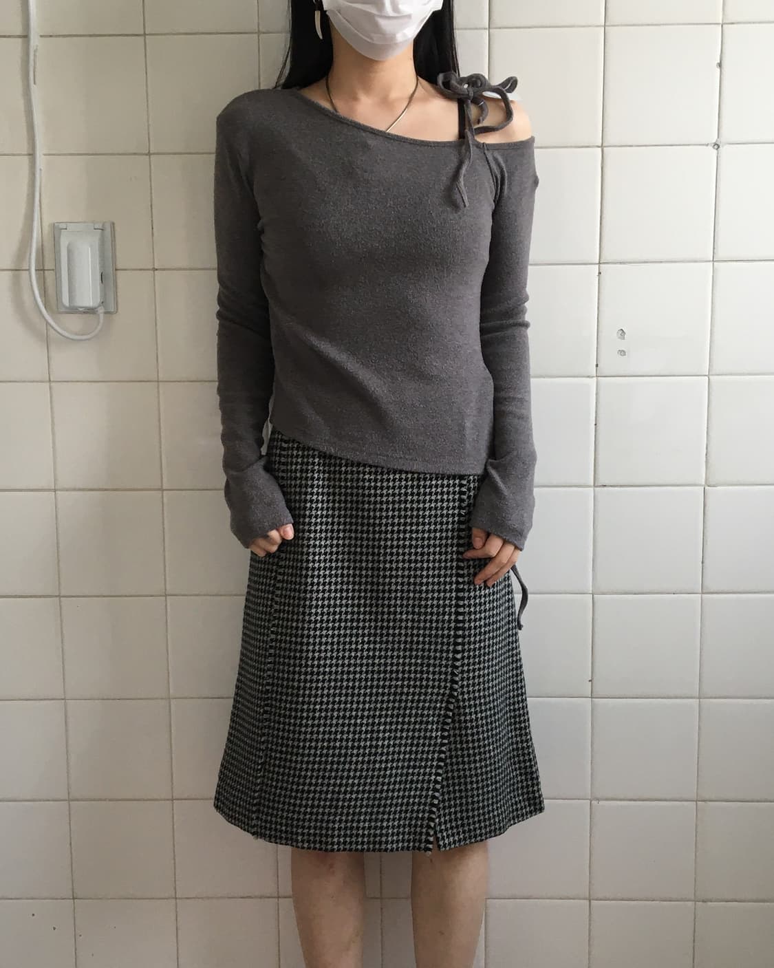 Woolen skirt 상품이미지4