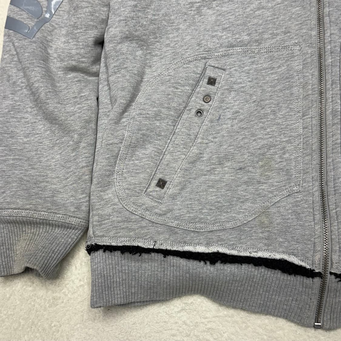 [XL] 디젤 그레이 후드집업 상품이미지7