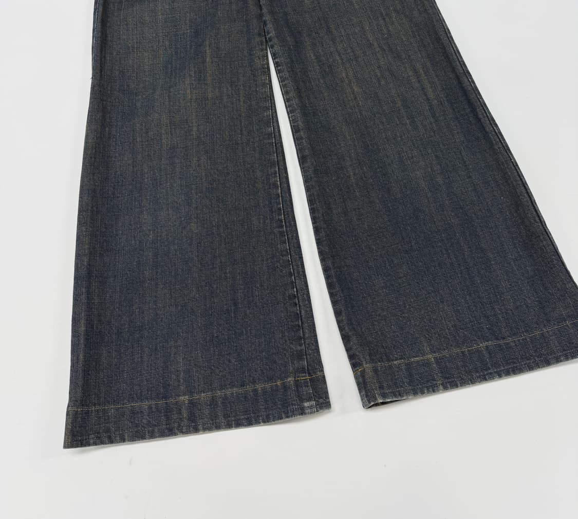 Wide flared denim pants 상품이미지5