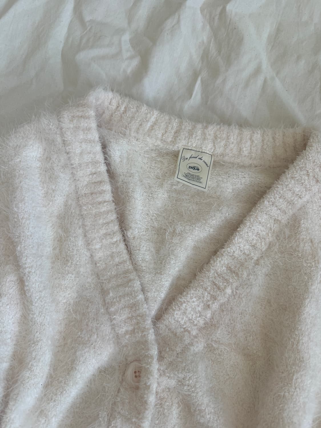 젤라또피케 뽀용 딸기우유 퍼 가디건 상품이미지6