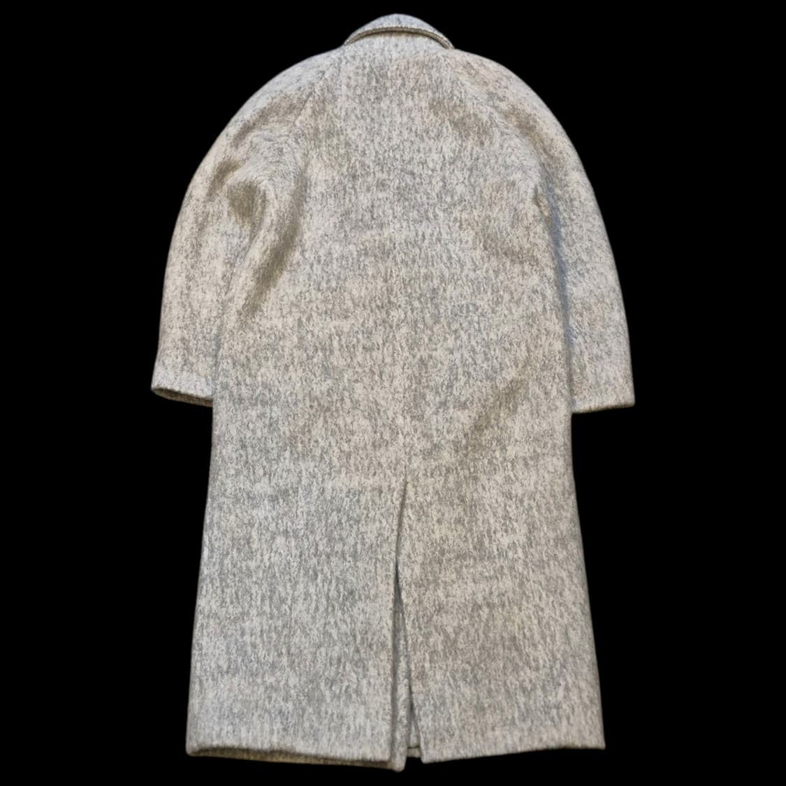 여성-FREE 모헤어 울 그레이  더블롱코트  상품이미지2