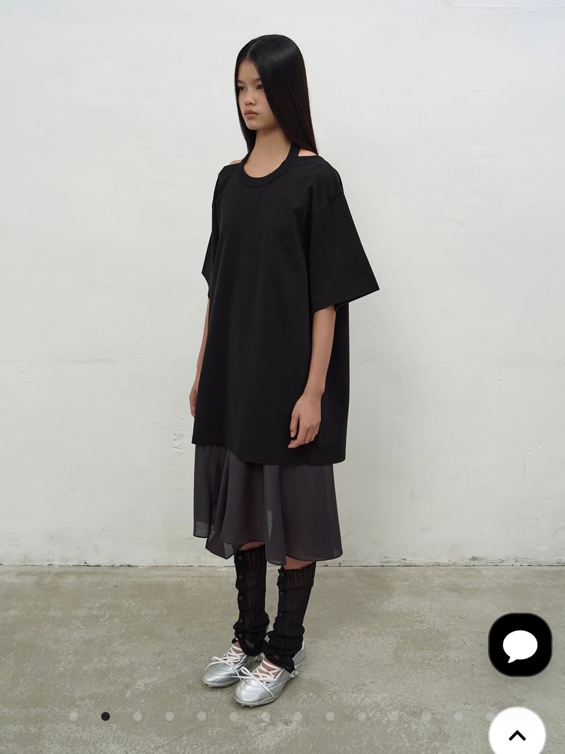 LCDC HALTERNECK OVERSIZED T-SHIRT 상품이미지2