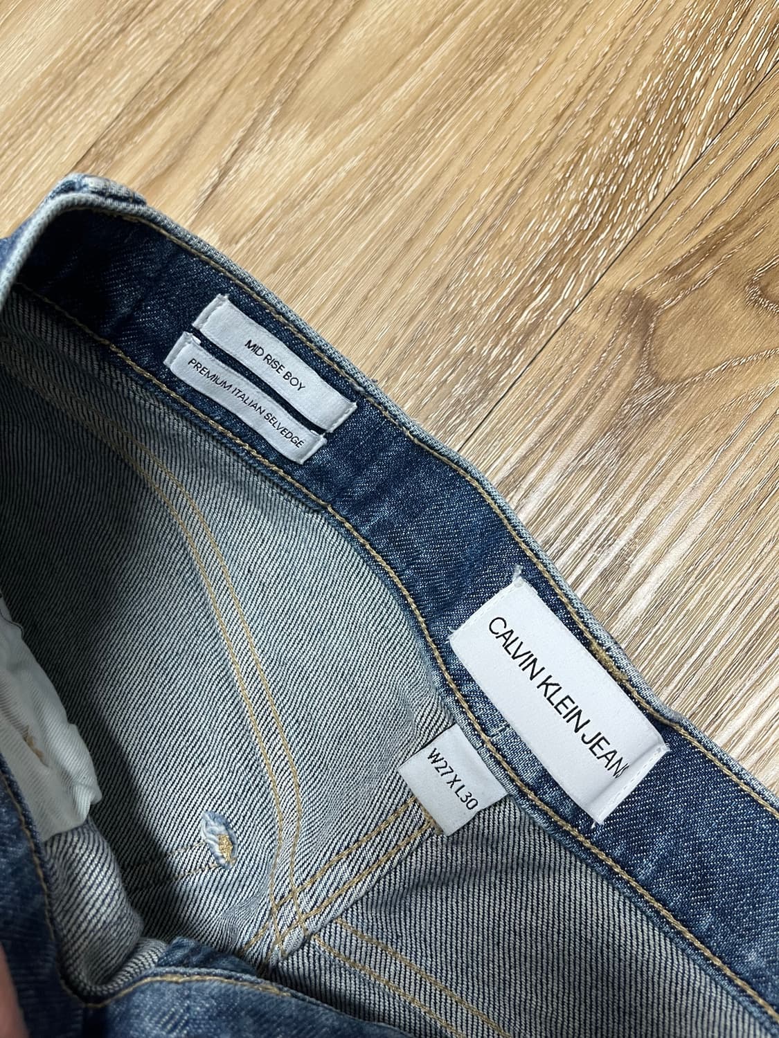 캘빈클라인 이탈리안 셀비지 데님 27 상품이미지9