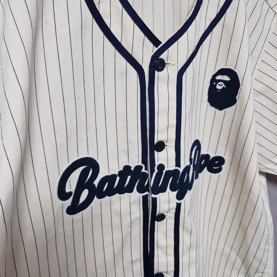 베이프 베이스볼 셔츠 상품이미지5