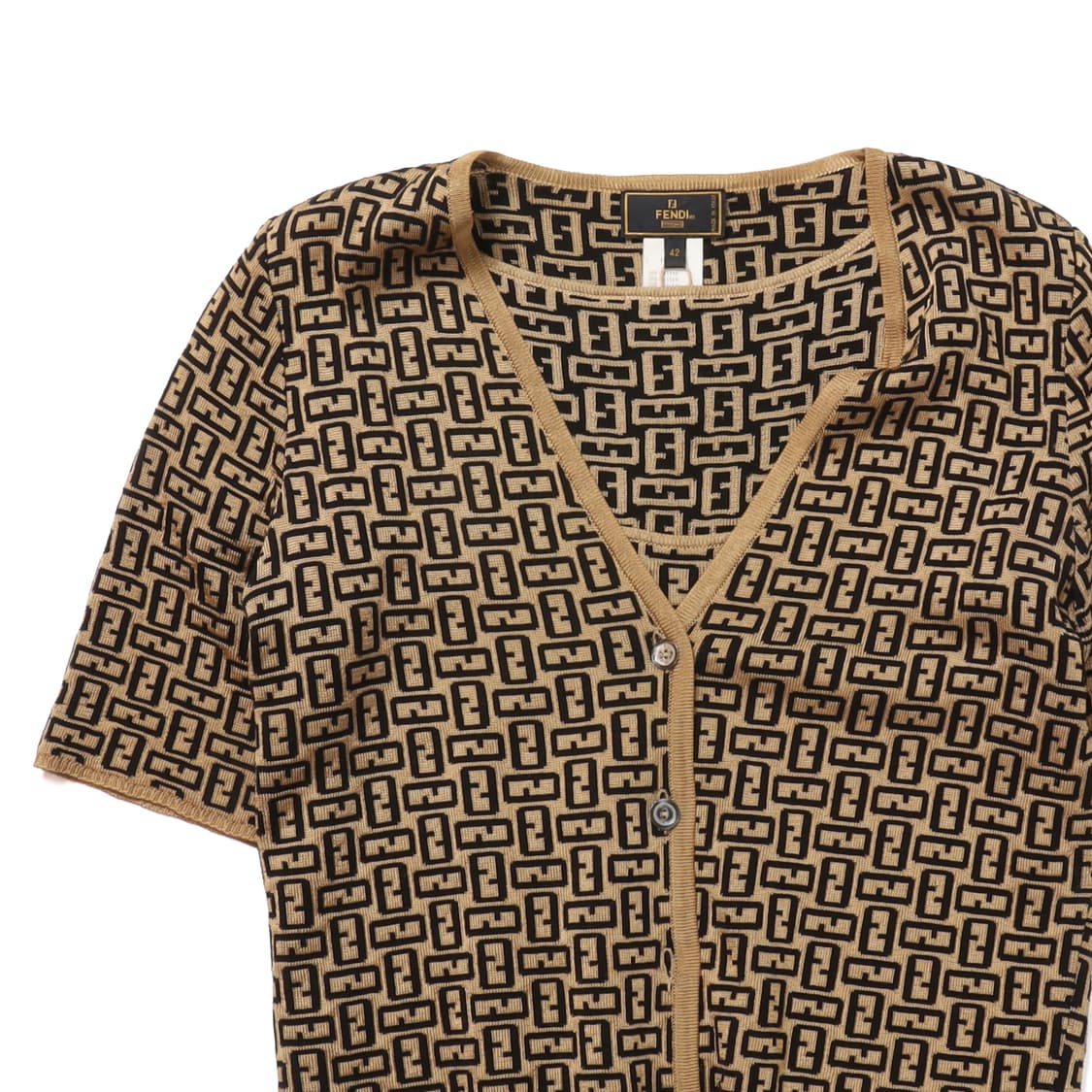 Fendi Rayon Blended Half Sleeve Cardigan 상품이미지2