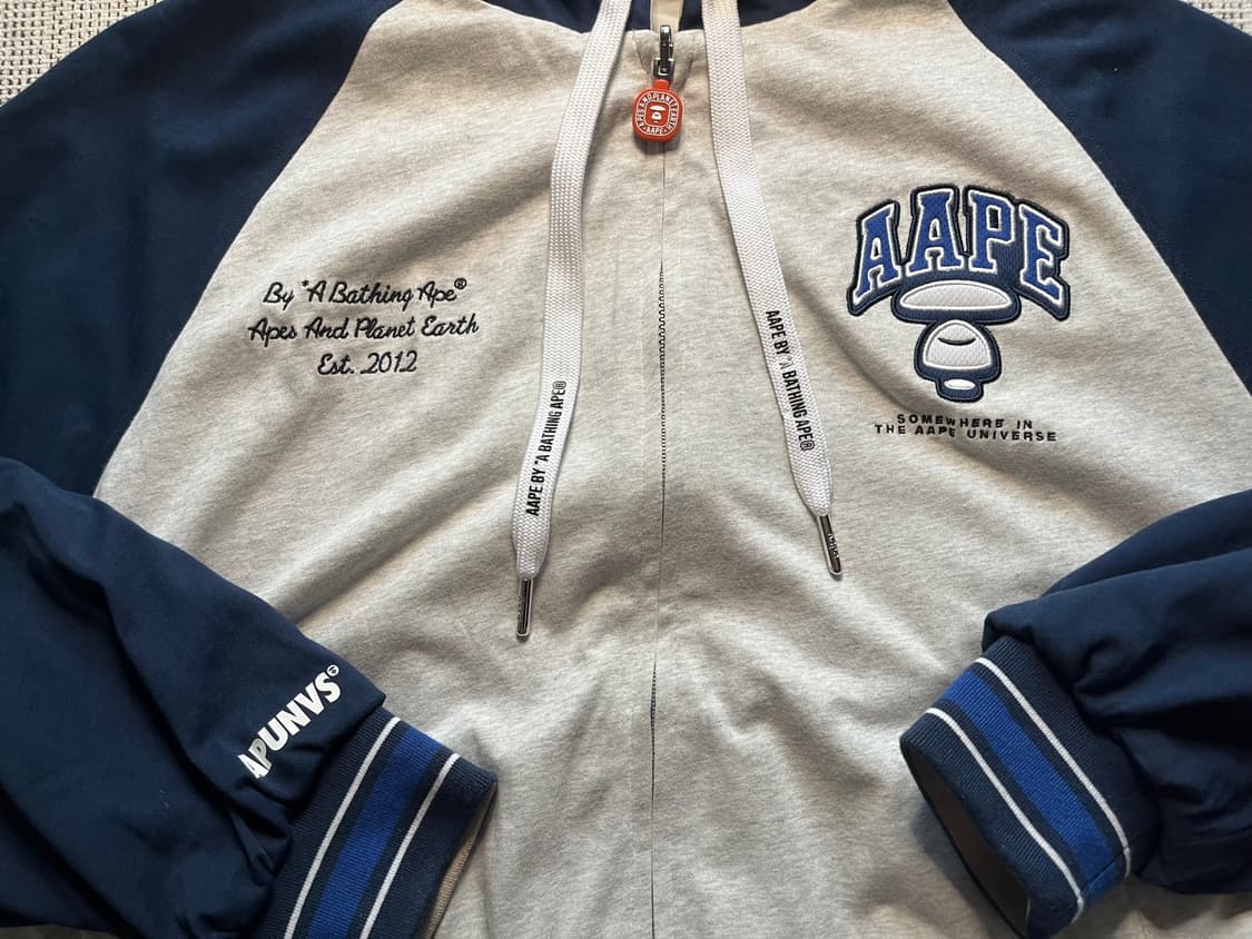 AAPE REVERSIBLE ZIP UP HOODIE JACKET 상품이미지3