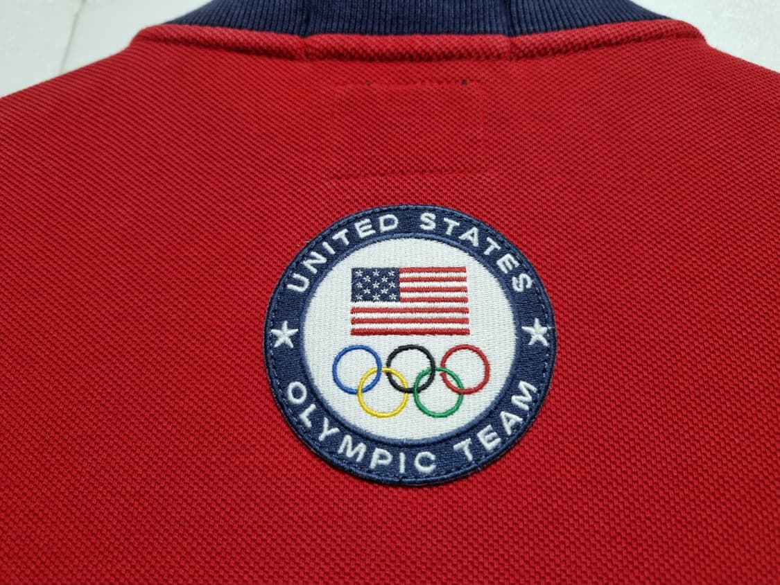 남성 레어 폴로 빈티지 USA 미국 올림픽팀 집업 빅레터링 상품이미지10