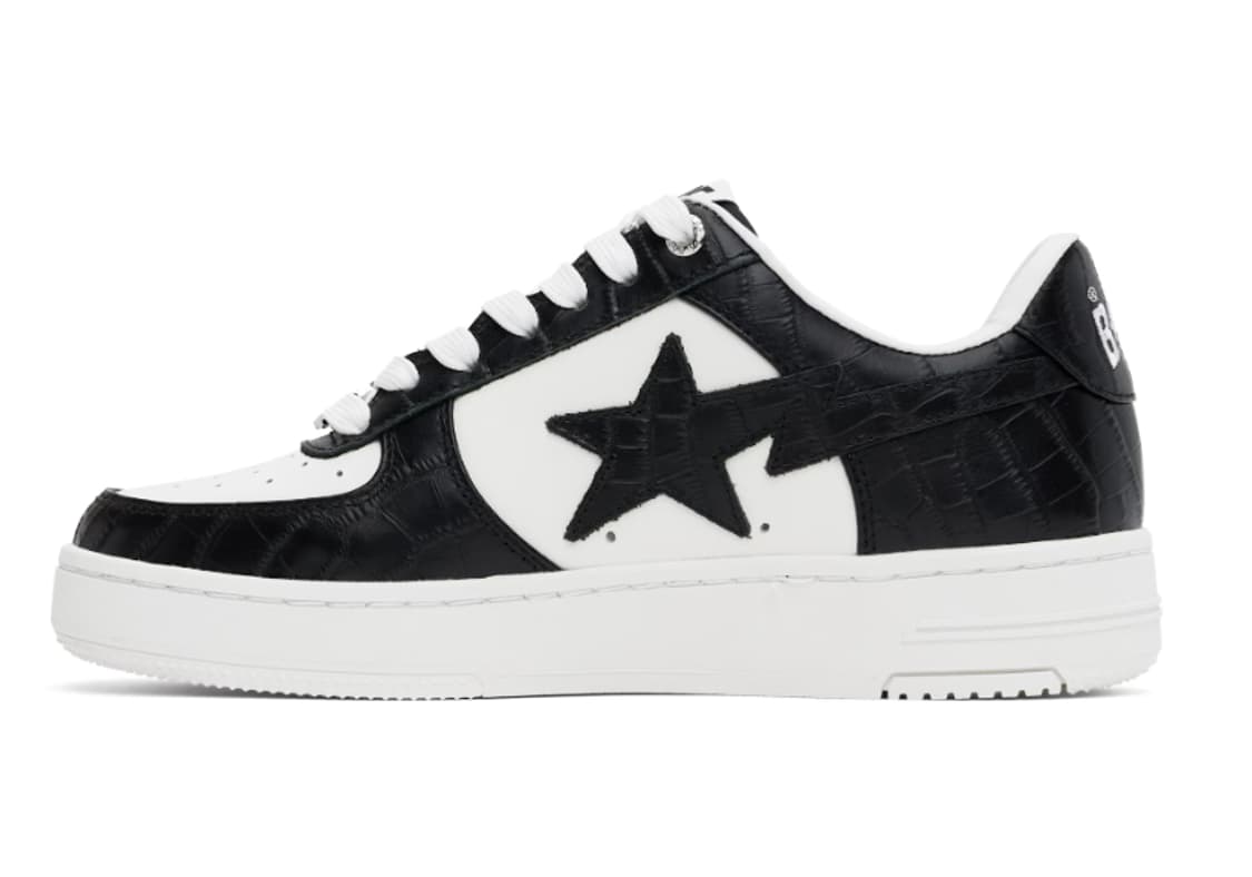 새상품 베이프 베이프스타#3 블랙&화이트 36사이즈 상품이미지3