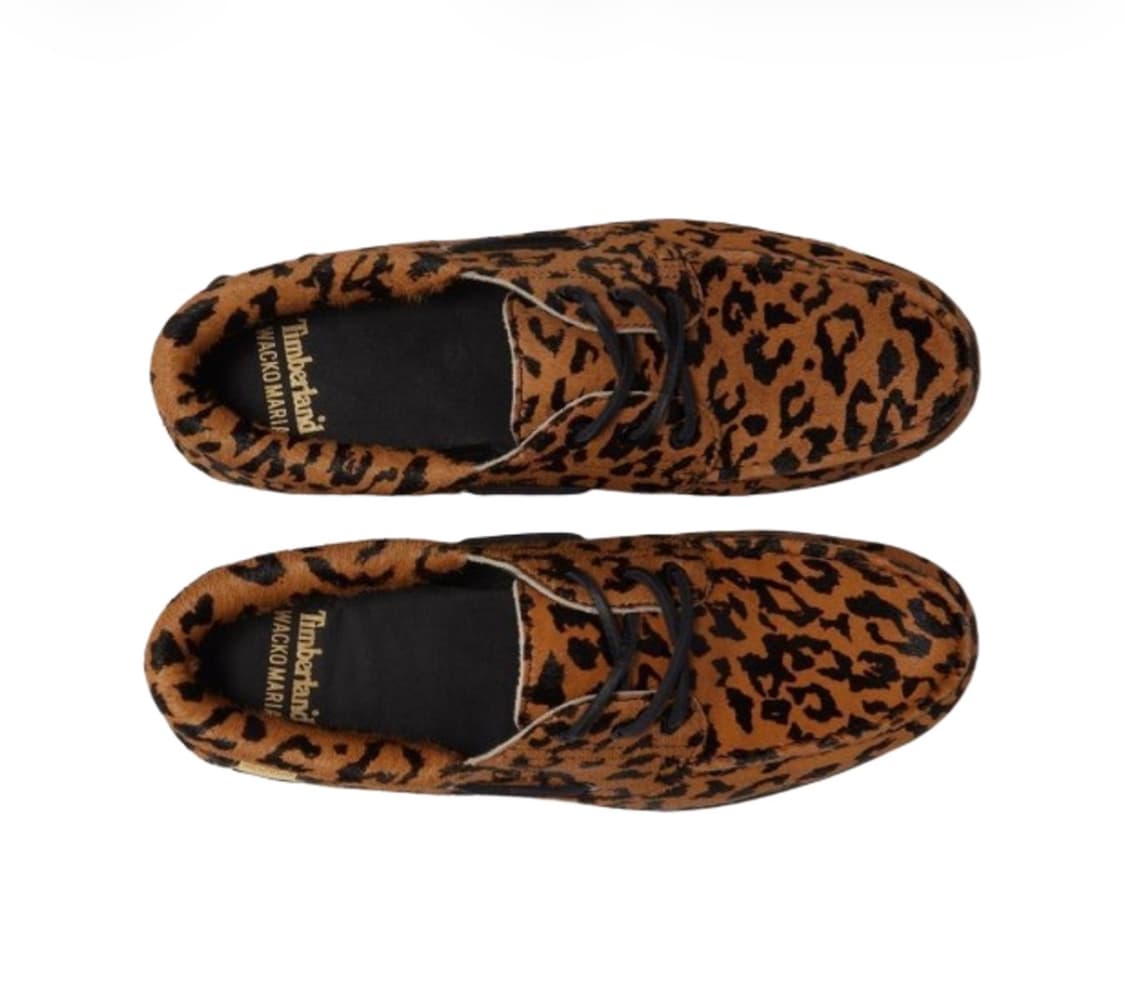 [280] 팀버랜드 x 와코마리아 3 아이 어센틱 보트 슈즈 레오파드 상품이미지2