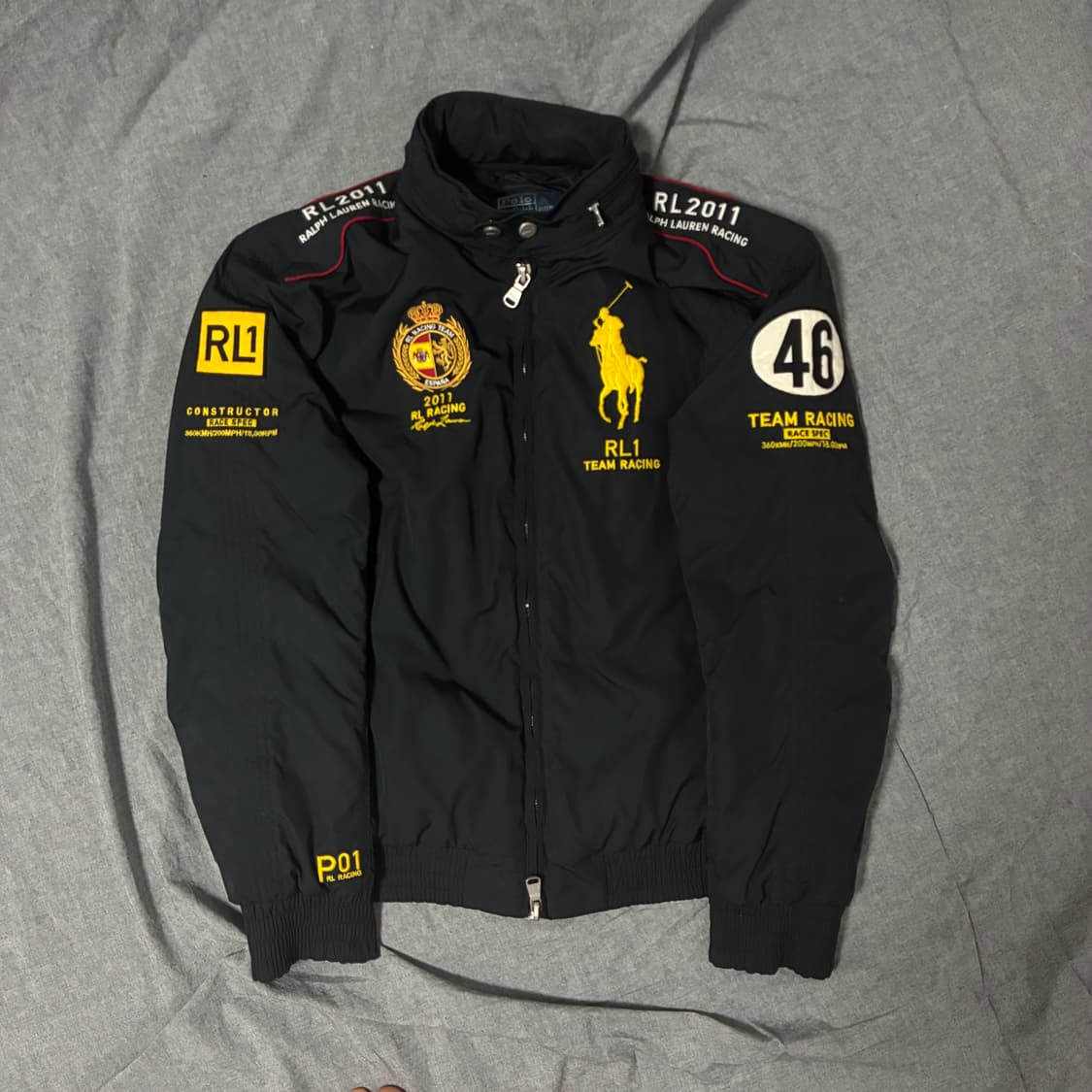 폴로 빅포니 스페인 레이싱 블랙 자켓 L 상품이미지8