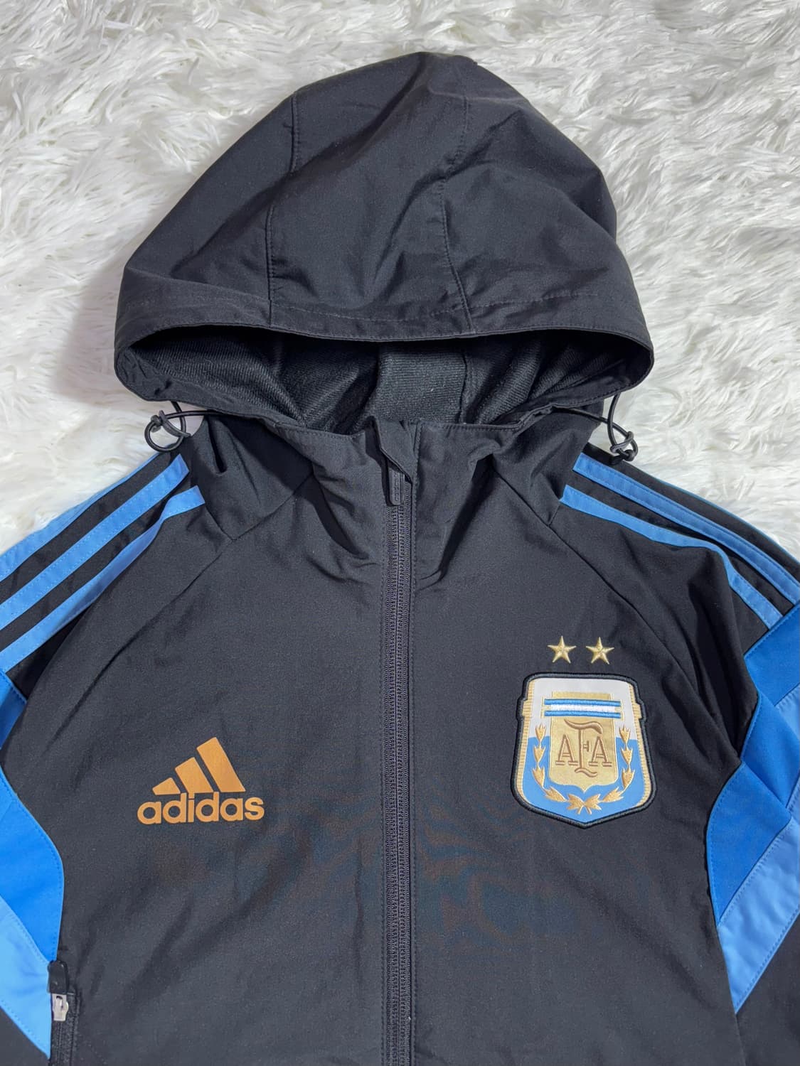 아디다스 아르헨티나 삼선 후디 바람막이  상품이미지5