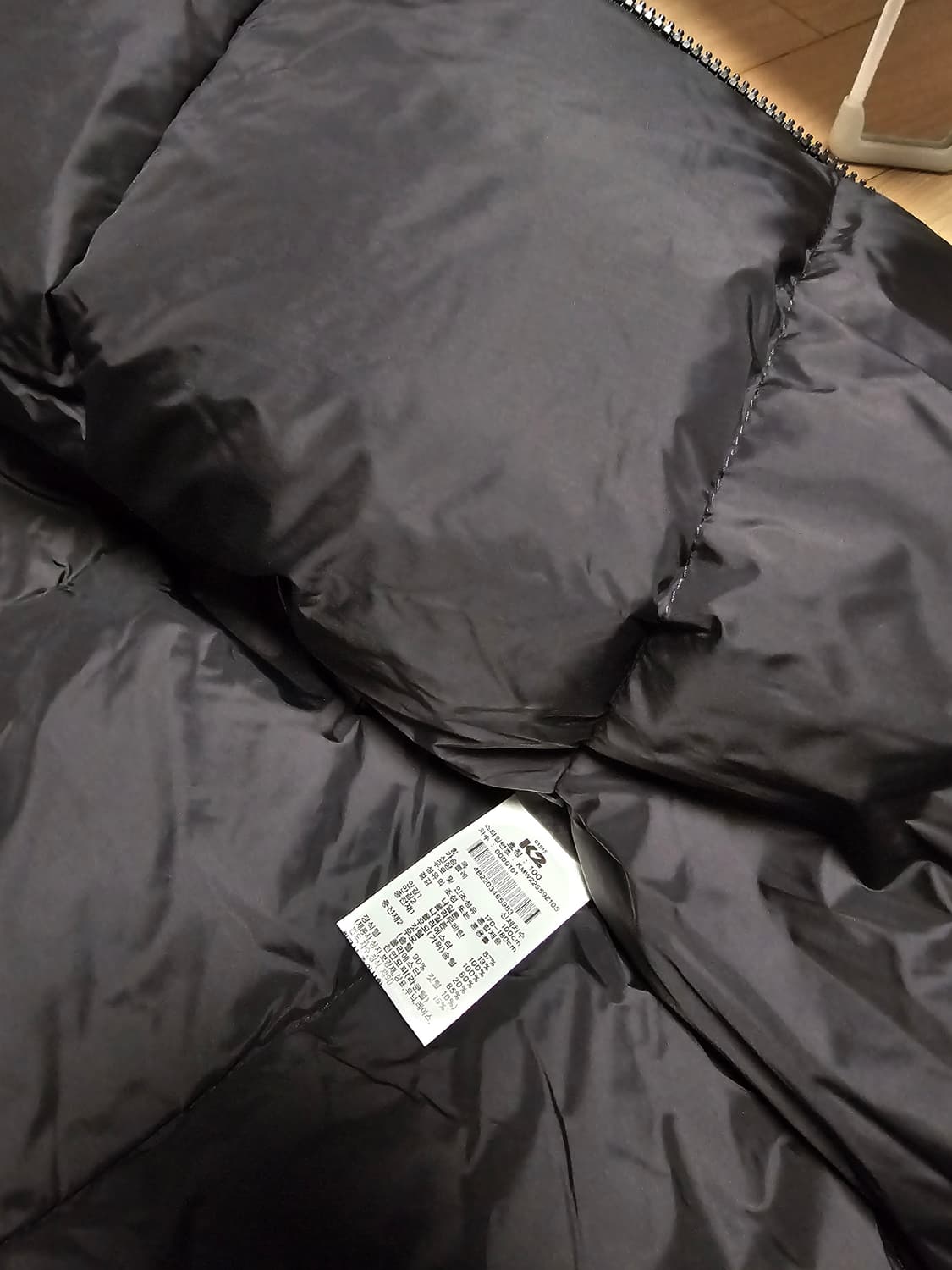 고급라인 k2 씬에어 패딩, 남성구스다운패딩, 직장인 패딩, 남성롱패딩 상품이미지5