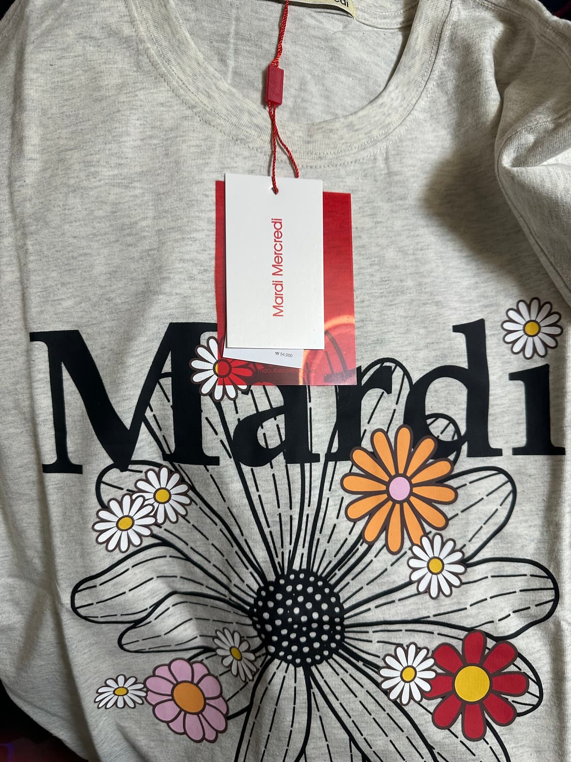 마르디 메크르디 플라워 반팔 티셔츠 상품이미지8