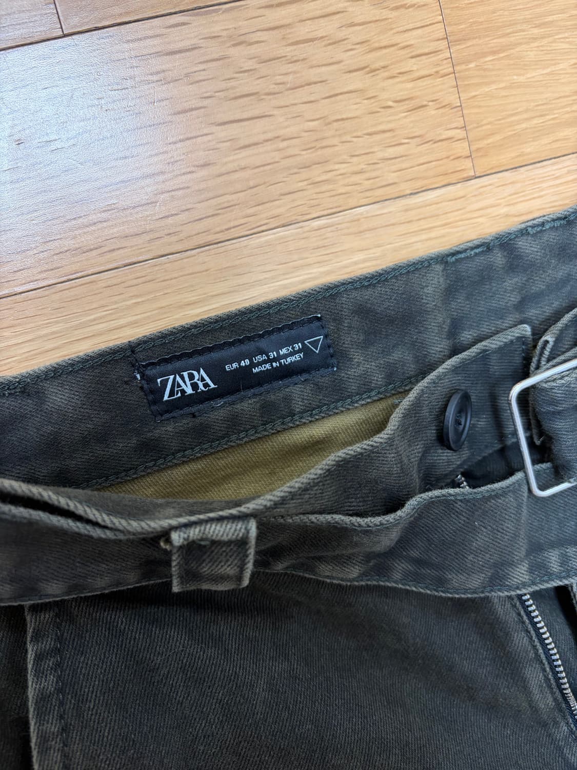 르메르 스타일 자라 블랙 데님팬츠 상품이미지3