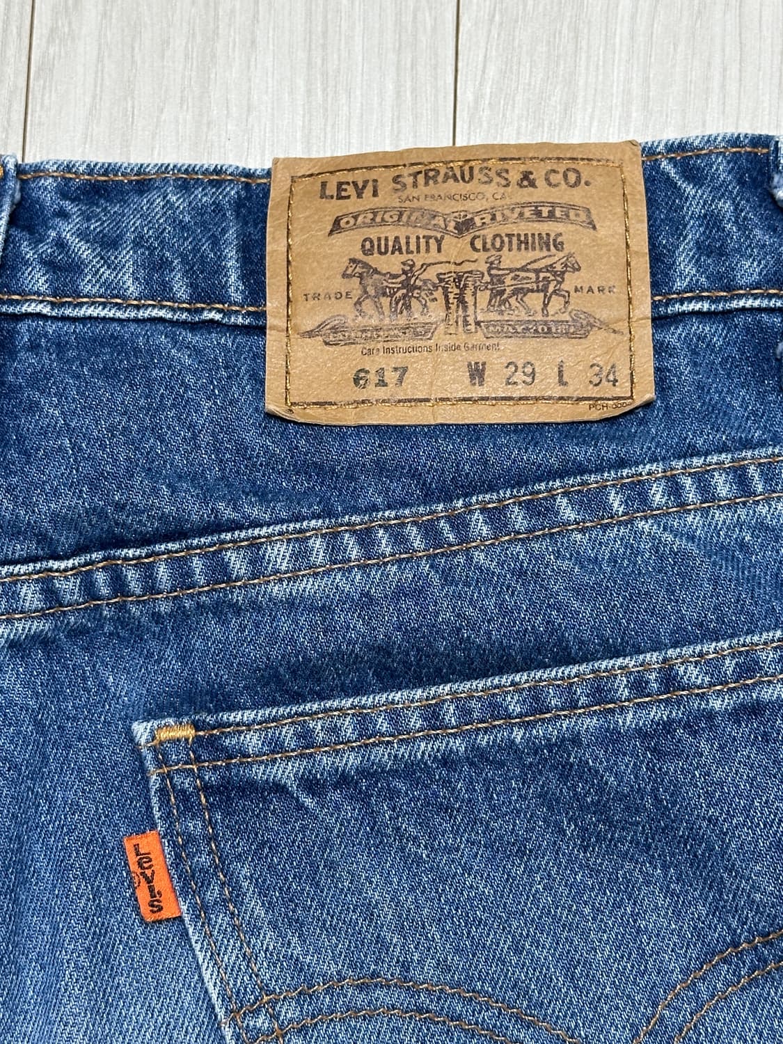 [28] 리바이스 오렌지탭 617 플레어 부츠컷 상품이미지3