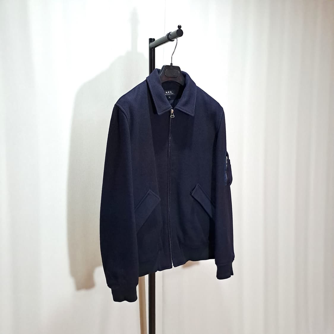 (택포) 아페쎄 울 마원 블루종 95-100 B99 상품이미지2