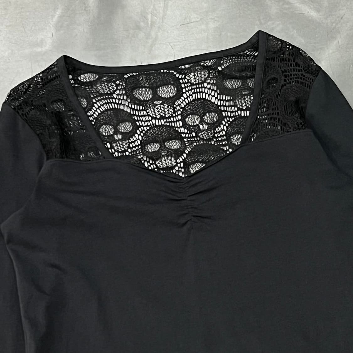  할리데이비슨 스컬 펀칭 긴팔티 y15134 상품이미지3