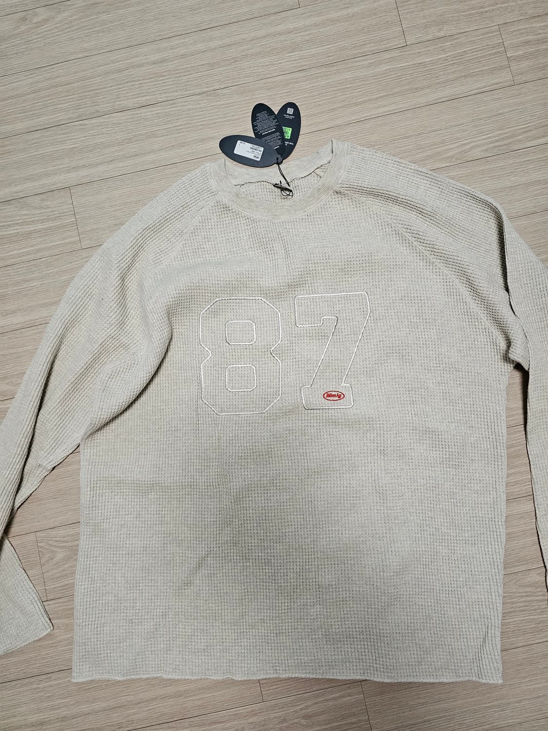 [새상품]Mmlg 와플 스웻셔츠 L사이즈 상품이미지2