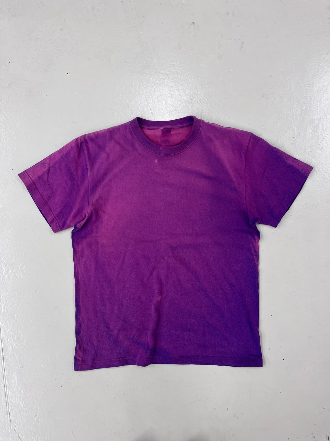 FRADECO HAND FADED PURPLE T-SHIRT 상품이미지4