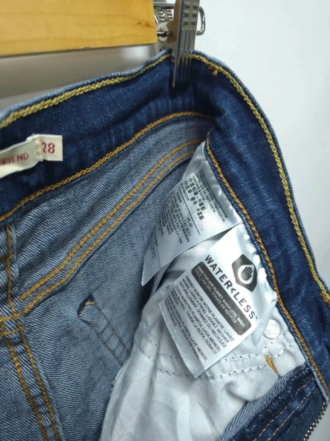 리바이스 여성 프리미엄 이탈리안 데님 보이프렌드진(25~26) 상품이미지10