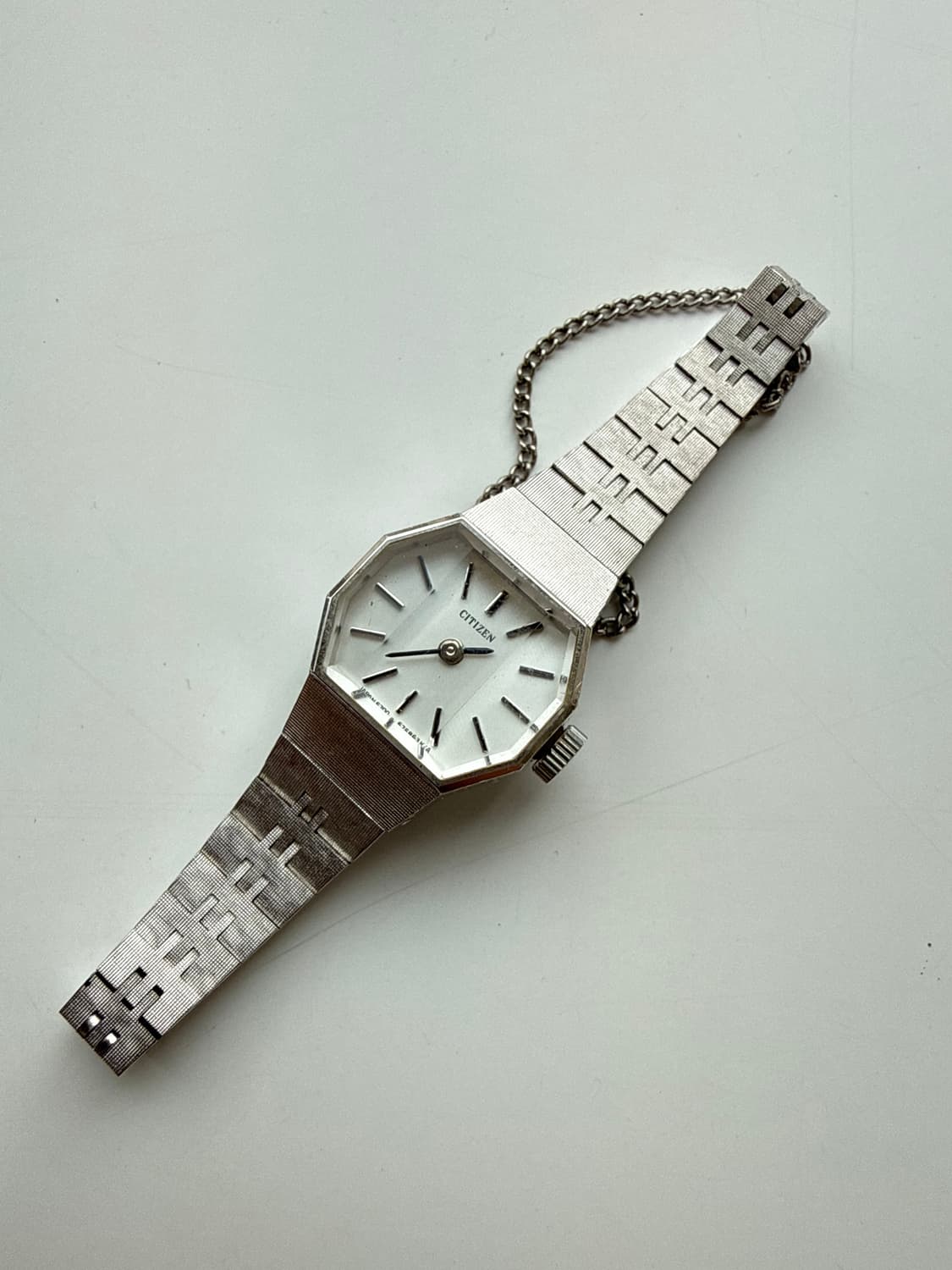 70s Citizen 빈티지 시티즌 수동 와인딩 육각 메탈시계 상품이미지1