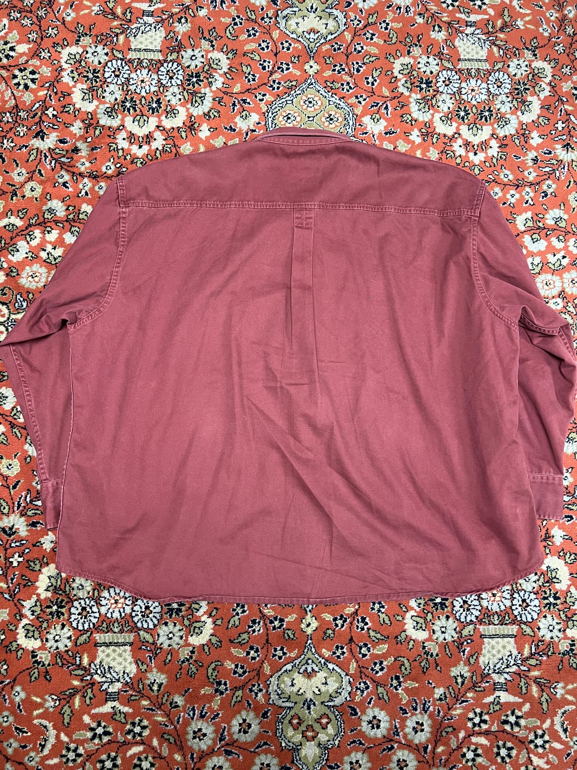 [4XL] 카벨라스 빅사이즈 워크 셔츠 버건디 상품이미지2