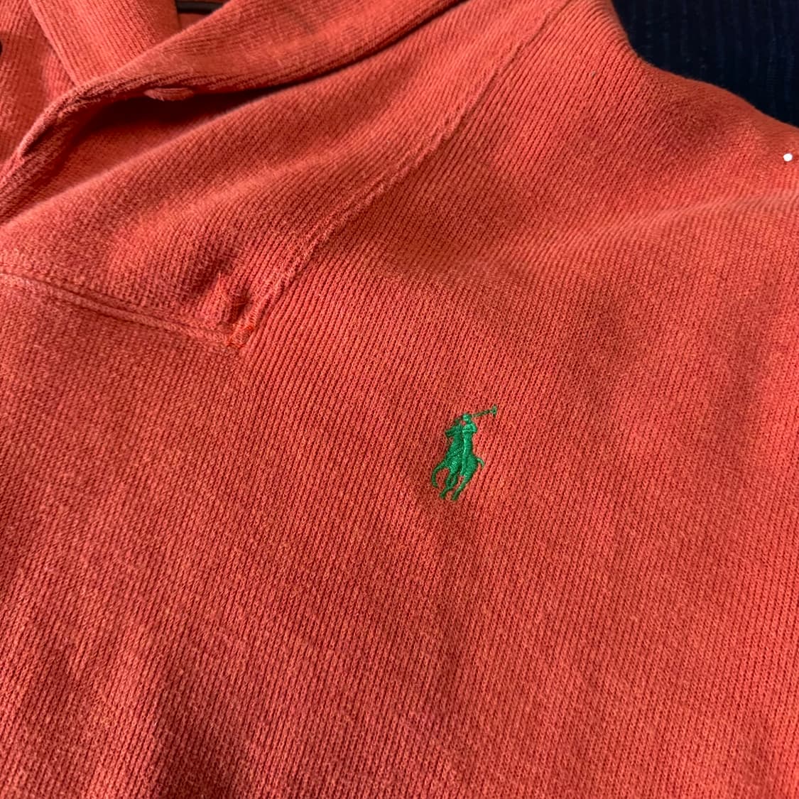 폴로 랄프로렌 숄카라 코튼 니트 L 상품이미지4