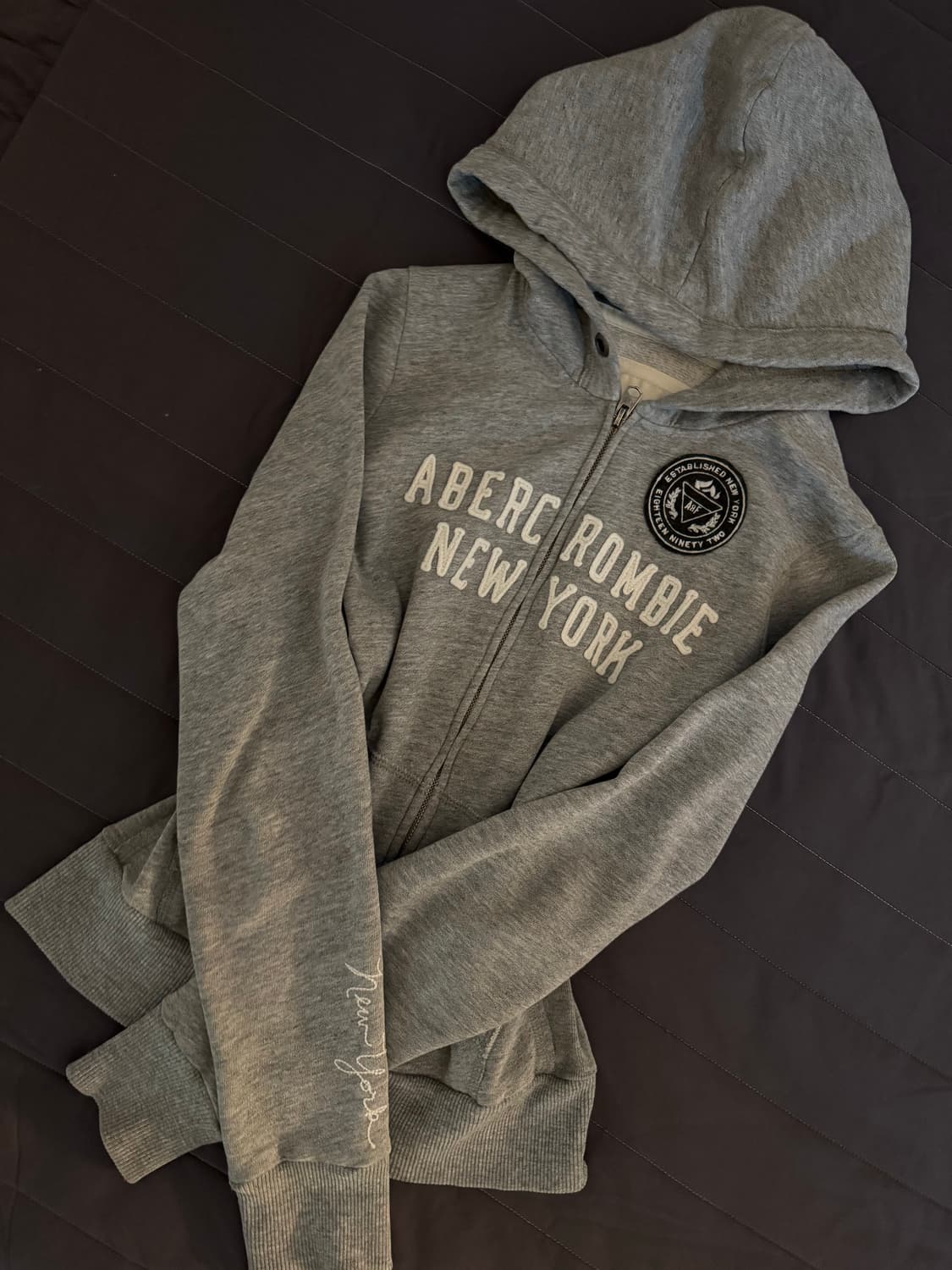 유일매물)아베크롬비 딱붙핏 후드집업 상품이미지2