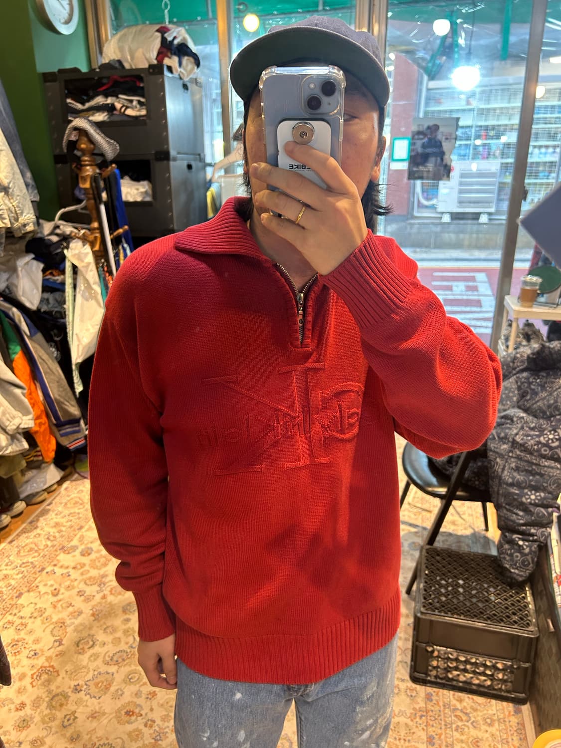 캘빈클라인 하프집업니트 상품이미지7