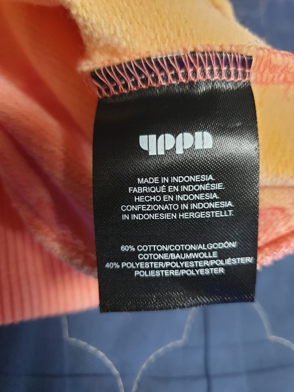 UPPN 서울 그라데이션 타이다이 크롭 후드집업 (M) 상품이미지4