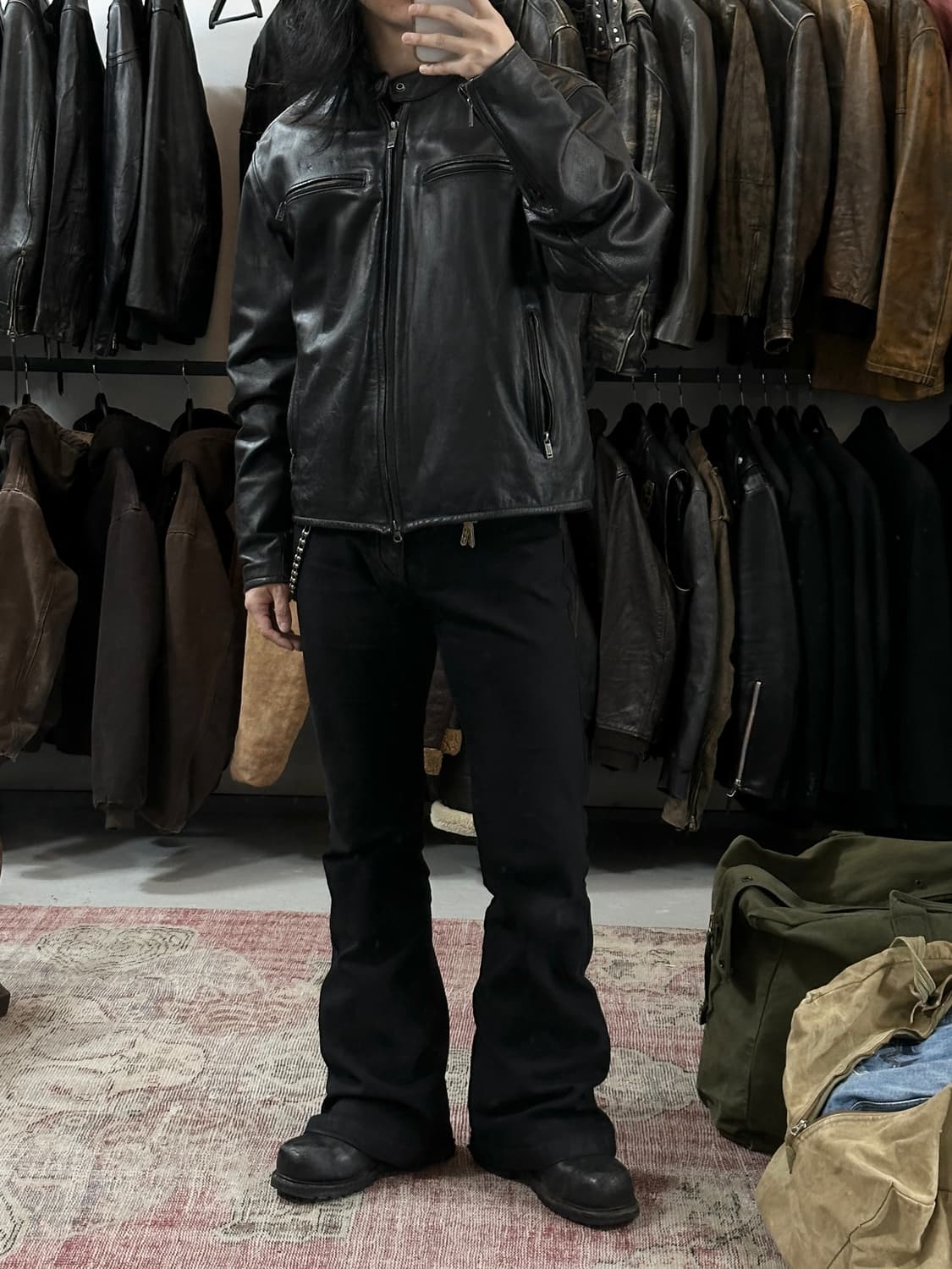 00's 할리데이비슨 레더 라이더 자켓 빈티지 레더자켓 상품이미지2