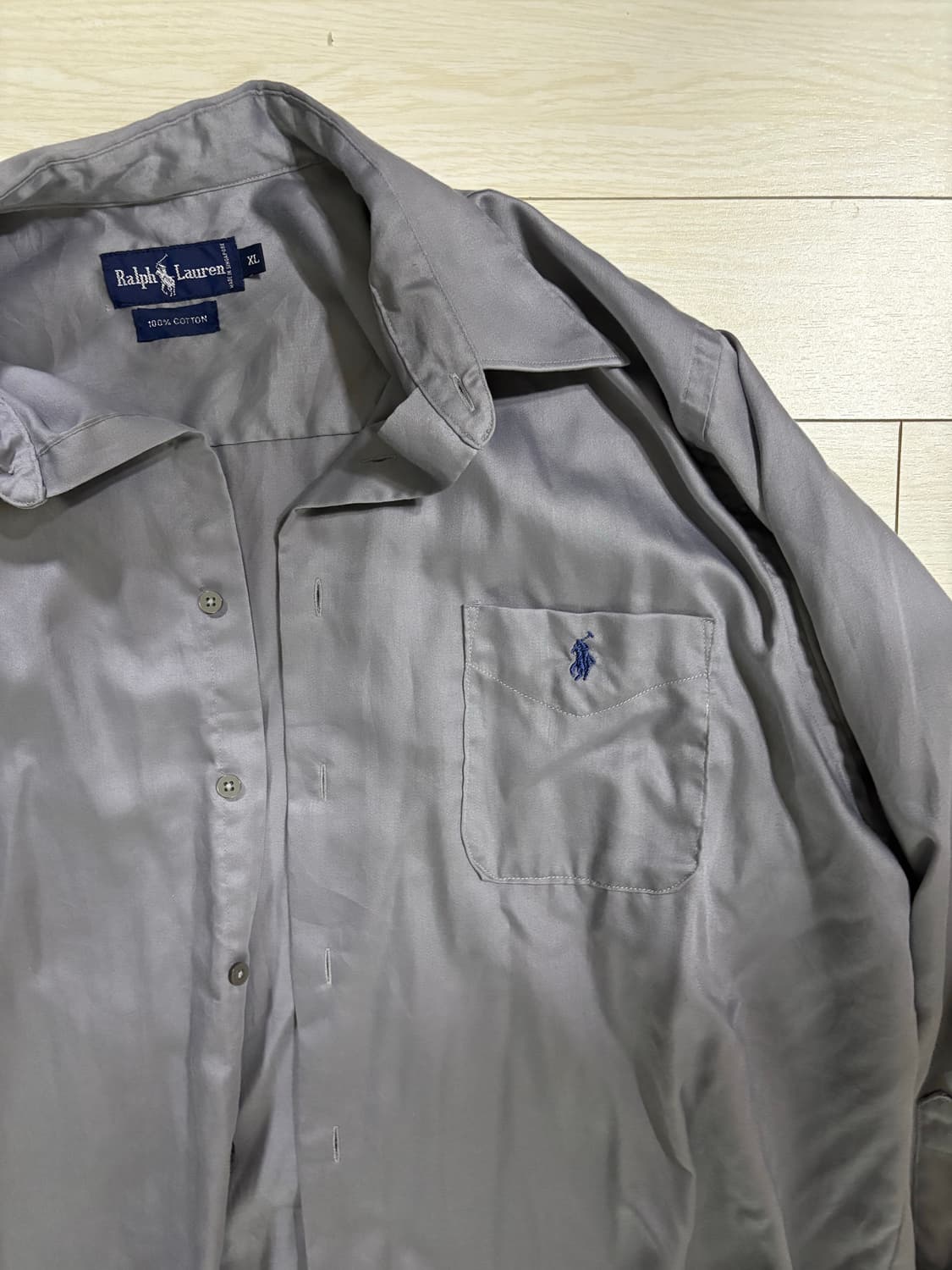 폴로 랄프로렌 바이올렛 셔츠 XL 상품이미지3
