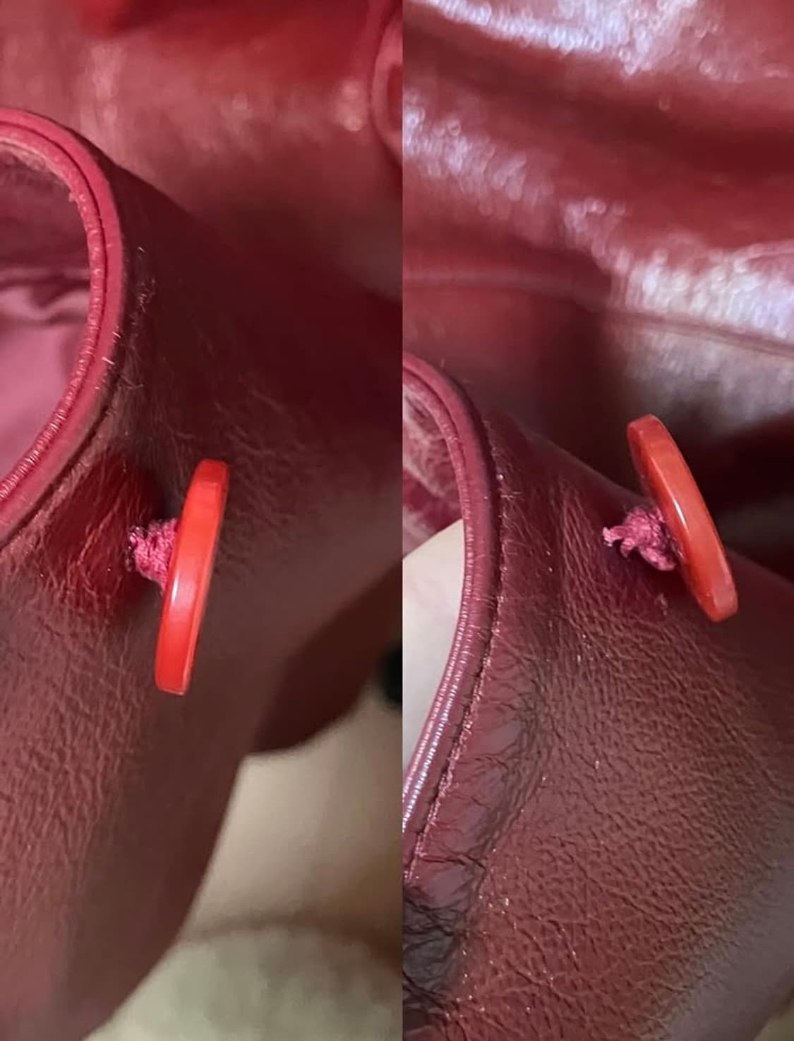 빈티지 버건디 소가죽 자켓 상품이미지9