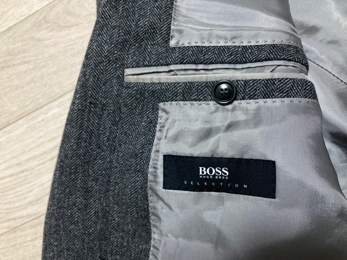 휴고보스 헤링본 자켓 100(48) 판매 상품이미지10