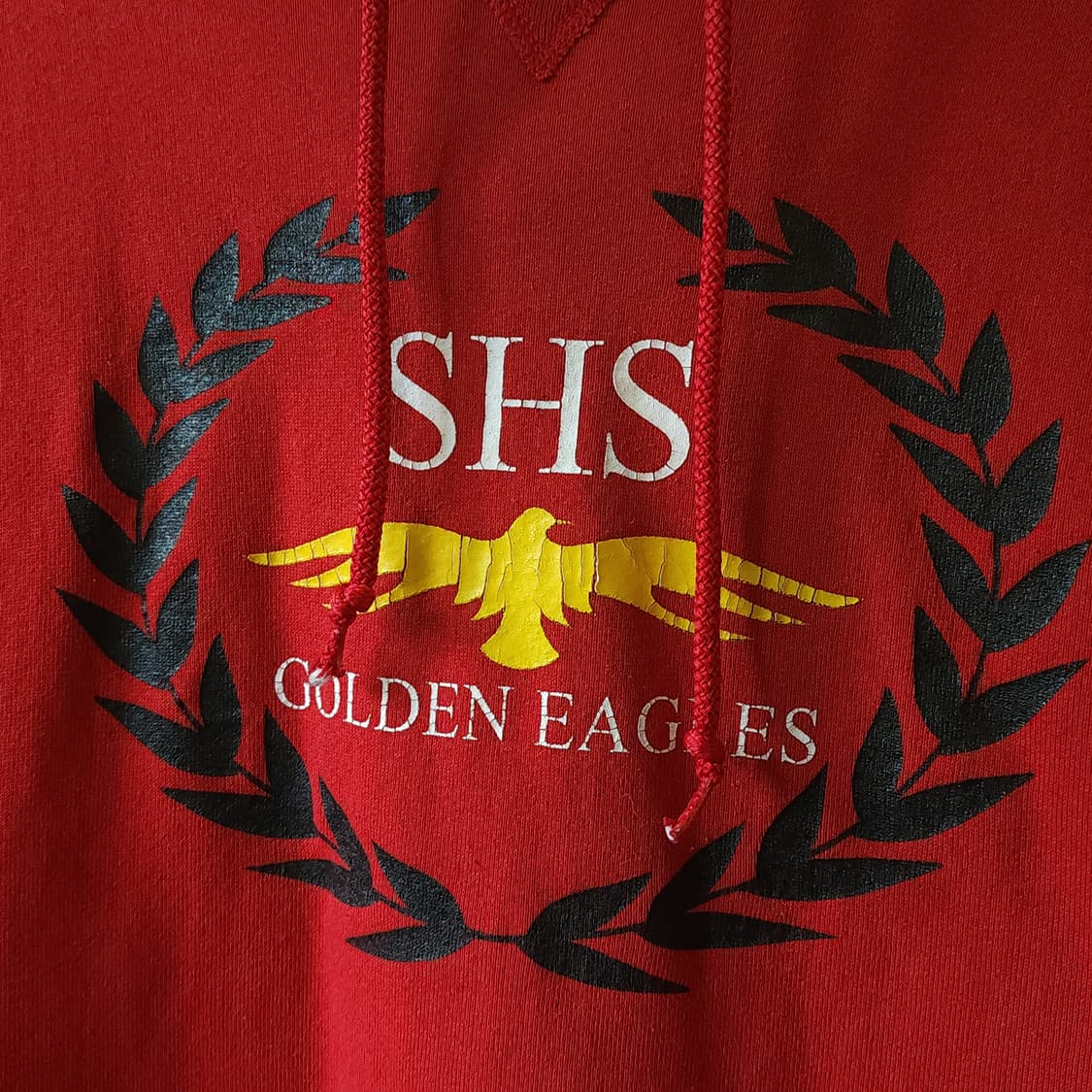 90s 러셀 후드 스웻셔츠 골든 이글스 오리지널 빈티지 레터링 M 상품이미지5