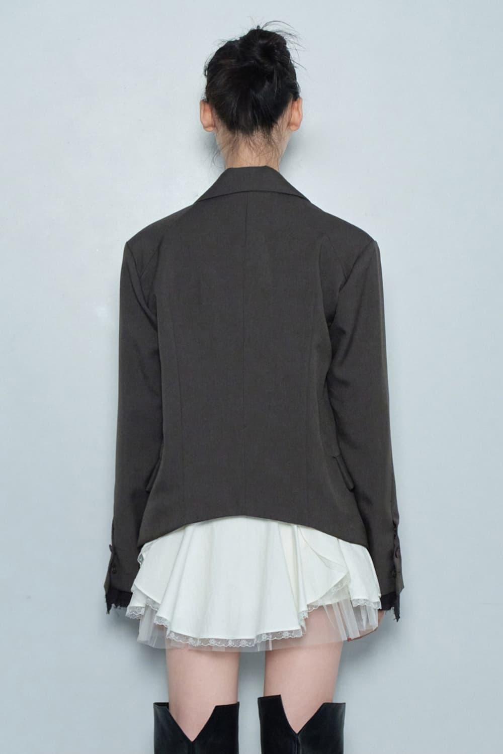 [새상품]CERRIC 세릭 25F/W 아웃 포켓 자켓 차콜 상품이미지3