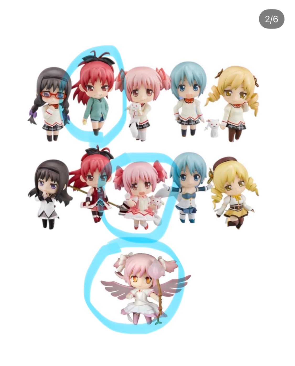 마법소녀 마도카 마기카 랜덤피규어 개봉 상품이미지1