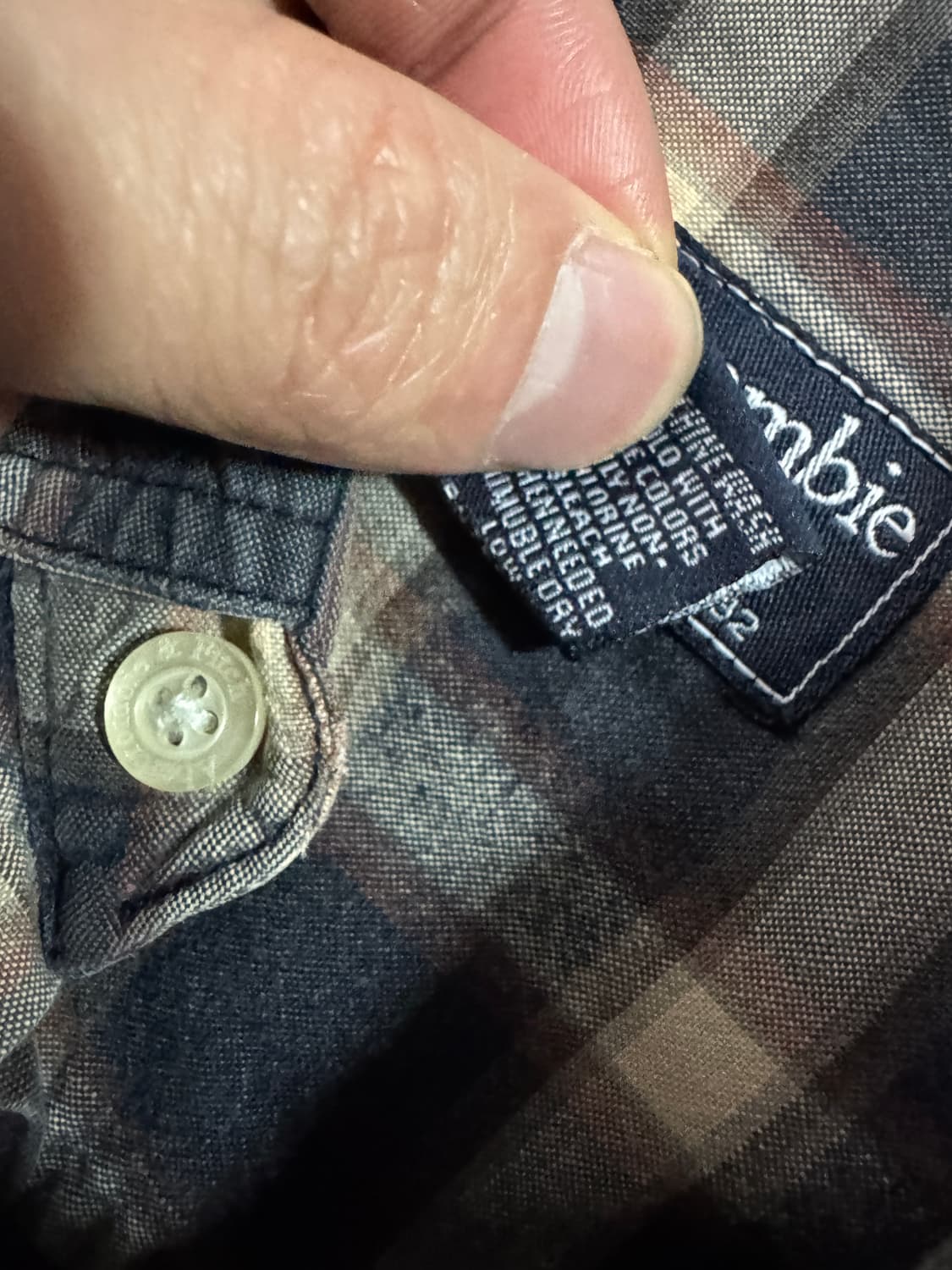 아베크롬비 y2k 빈티지 패턴 체크 셔츠 상품이미지4